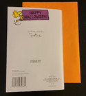 Hallmark Vintage Peanuts Snoopy Woodstock Halloween Greeting Card W envelope