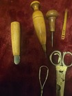 Lot Of 9 Vintage  Scissor Tools Etc