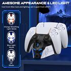 Wireless Ps5 Charging Station Dock Stand For Dual Sense Playstation 5 Controller