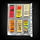 Vintage Matchbook Collection 108 Advertising Sample Matchbooks 1950s - 1970s