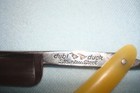 Vtg Dubl Duck Pearlduck Stainless Solingen Germany Straight Razor  