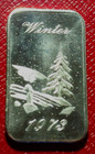 1973 Winter Bar-coin-a-rama-city-mother-lode 1 Troy Oz 999 Silver-four Seasons