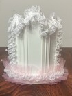 Wilton Wedding Cake Topper  Brunette Bride Groom  White   Black Tux 201-320
