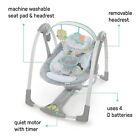 Swing  n Go 5-speed Baby Swing - Foldable  Portable  2 Plush Toys   Sounds  0-9
