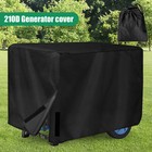 Heavy Duty Universal Generator Cover 210d Waterproof 38 28 30in For 5500-15000w