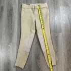 Ariat Heritage Knee Patch Breech Girls Youth 12 Horse Riding Pants Tan Beige