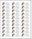150 Sweet Beagle Puppy Mailing Return Address Labels Personalized  1 X 2 5 8 In 