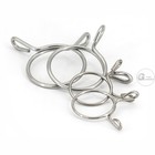 Single double Wire Spring Clips Hose Pipe Air Fuel Tube Clamp A2 Stainless Steel