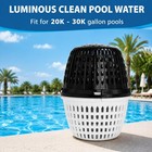 New Pool Unit Fit 20k-30k Gallons Pools 6 Month Lifespan Black