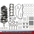 For Hyundai Sonata Kia Optima 2 4l Engine Crankshaft Connecting Rod Piston Kit