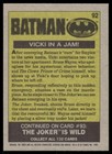 Batman 1989 Movie Topps Card  92  nm 