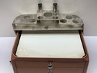 Vtg Atq Ritter Dental Station Dentist Pedestal Cabinet Tray Art Deco 1930s Pink