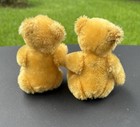 Twin Pair Of Gold Steiff Original Teddy Bears