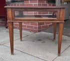 Display Vitrine Table 1960 s Walnut
