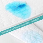 Waterproof Crib Mattress Protector 2 Pack  Quilted Crib Mattress Pad Cover Ultra
