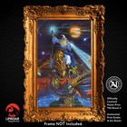 Twilight Temptest By Ed Beard 12x18 Inch Dragon Riding Wizard Art Poster