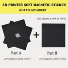 3d Printer Build Surface Set 220 X 220 Mm  2 Pcs 220 X 220mm   8 66x8 66 Inch    
