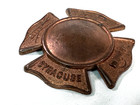 Antique Vintage Syracuse Fd Fire Dept Early Obsolete Fireman Badge Emblem