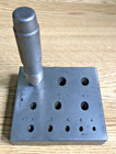 Art 790 Collet Block With Oval Holes Jewellers Bezel Forming Punch 4mm-14mm