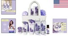 Pampering 11-piece Lavender Spa Gift Basket With Natural Ingredients