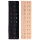 Corset Extender 10 Hooks - Bra Extender 10 Hook Pack Of 2 Black light Beige