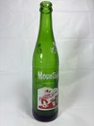 Vintage Mountain Dew Bottle Hickory Nc Hillbilly And Pig Green Glass 1960s