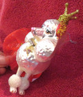 Poodle Dog Christmas Decoration new