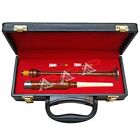 Rosewood Practice Chanter Metal Ferrule   Sole Engraved Free 2 Reeds  tutor Book