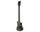 Hofner Shorty Electric Travel Guitar W  Gig Bag - Cadillac Green
