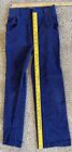 6 Kids Used Vtg 70s Distressed Patched Repaired Fade Blue Jean Corduroy Pant Lot