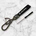Acura Genuine Leather Keychain Car Key Chain Ring Fob Holder For Acura New
