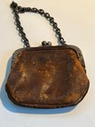 Antique 1904 St  Louis World s Fair Leather Coin Purse -  Palace Of Electricity
