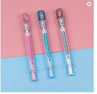 2pcs Random Color Belt Syrin Ge Shaped Gel Neutral Pen  Signature Ballpoint Pen 