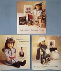 Vintage 1986 American Girl 18  Samantha Doll Lot W 3 Outfits steamer Trunk more