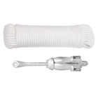 Vidaxl Folding Anchor With Rope Silver 5 5 Lb Malleable Iron