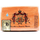 A  Fuente Flor Fina 8-5-8 Empty Wooden Cigar Box 6 75  X 4 25  X 4 25 