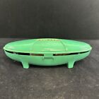 Vintage Singer Button Holer Sewing Machine Accessory With Green Case