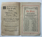 Vintage 1920s The Plaza Vaudeville Program Booklet