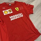 Scuderia Ferrari 2018 2019 Team Shirt Puma Size 2xl Xxl Adult Vettel Era