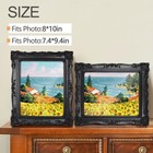 8x10 Gothic Picture Frame  Black Vintage Resin Frame With Ornate Baroque Desi   