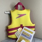 Speedo Sms Child Pfd Kids  Life Jacket Vest - Pink yellow Sweet Sherbet