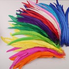 50pcs 35-40cm Rooster Tail Feathers For Crafts Carnival Accessories Natural Long