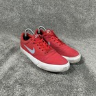 Nike Sb Charge Cd6279-602 Mens Size 8 Red Solarsoft Athletic Skate Shoes Used