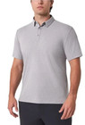Modern Ambition Men s Short Sleeve Polo Shirt  Gray  Size Xl
