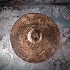 Antique Ghana Teak Wood Handcraft Sculpture Mankind Trinket 17 5 w X 8 5 l