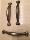 12 Pewter 4in  Drawer Pulls