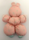 1989-92 Fisher Price Slumber Babies Baby Doll Pink Bunny Plush Lovey Vintage Toy