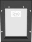 Deluxe Aluminum Pet  Cat And Dog Door With 2-way Locking Panel For Screens  Door