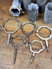 16 Pcs Vintage Gutter Hardware   Downspout Sections  Artist Architectural Repurp