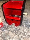 Arrco Playing Card Shuffler Vintage Red Black Hand Operated Manual Crank W box